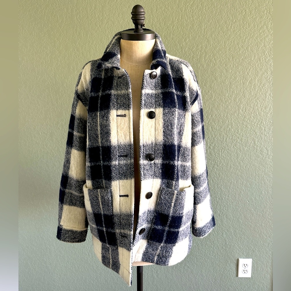 Madewell ‘Walton’ Shirt Jacket (Shacket) plaid - M